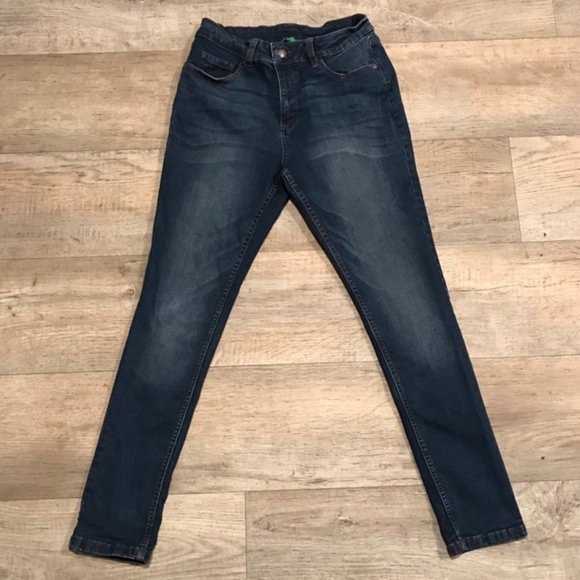 DONATED Women's Dip Blue Skinny Jeans - Size 6 - Picture 2 of 8
